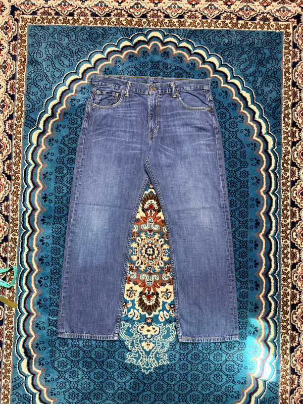 Levi's Blue 569 Faded Relaxed Straight Jeans - 34