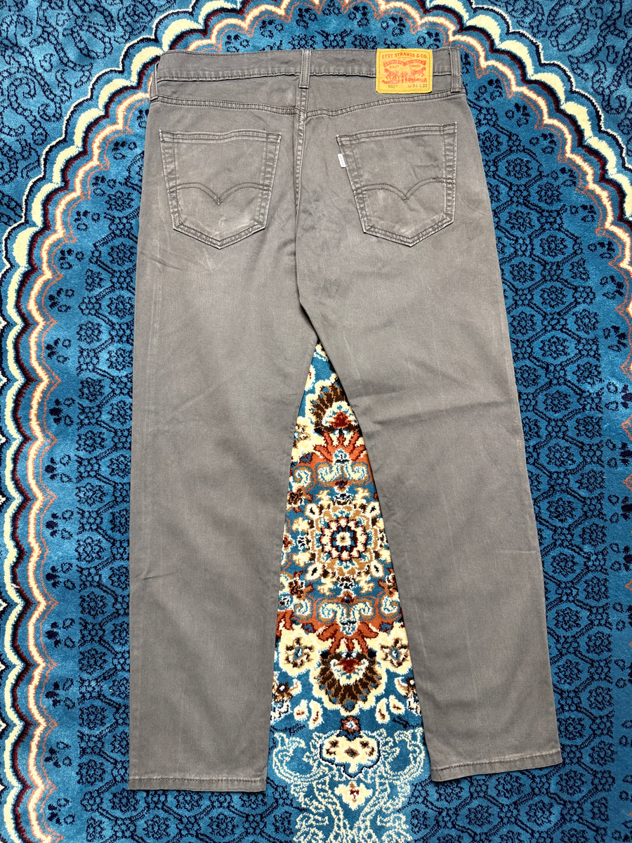 Levi's Grey 502 Regular Tapered Jeans - 34