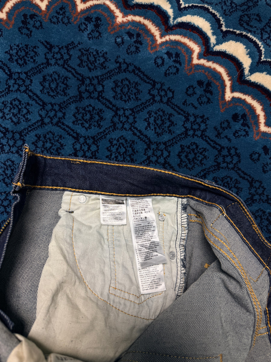 Levi's Navy Blue 514 Low Rise Straight Fit Jeans - 30