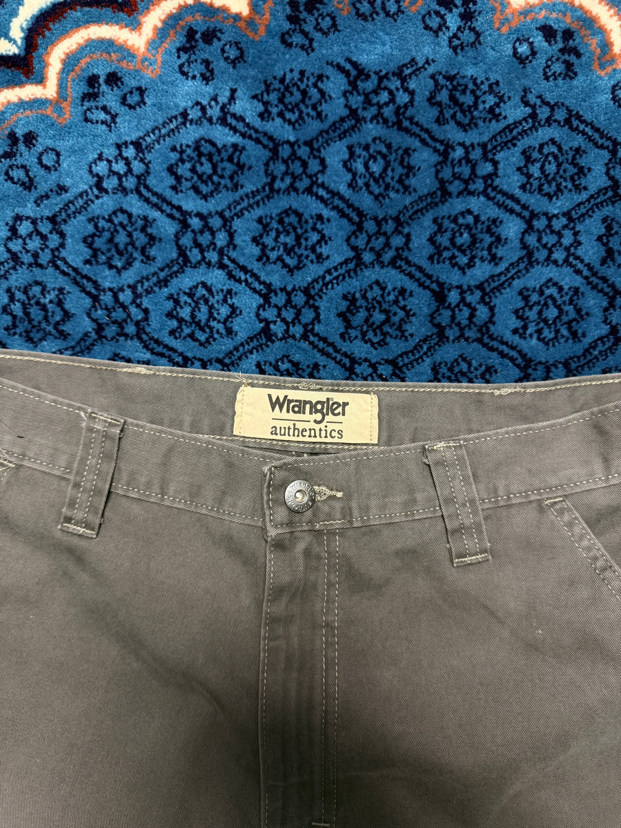Wrangler Grey Cargo Pants - 34