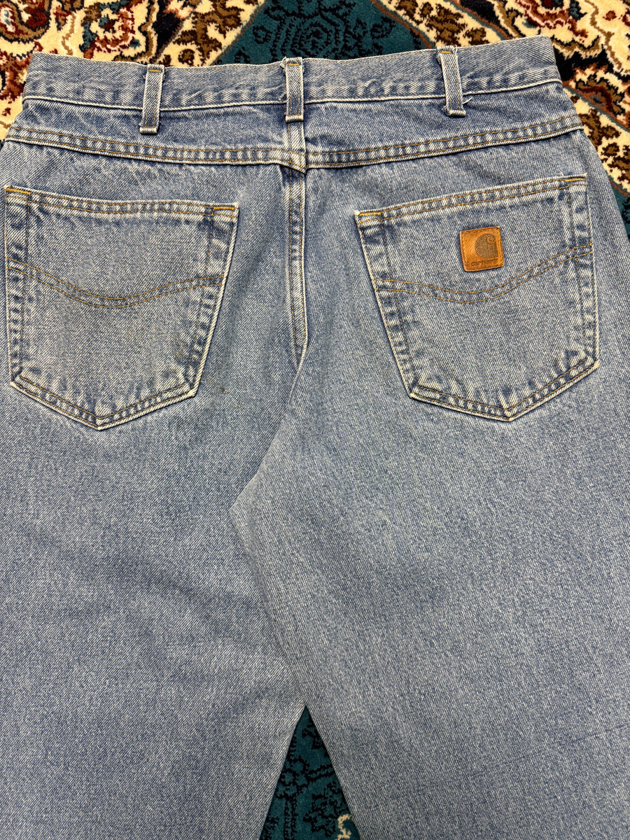 Carhartt Blue Faded Loose Fit Jeans - 32