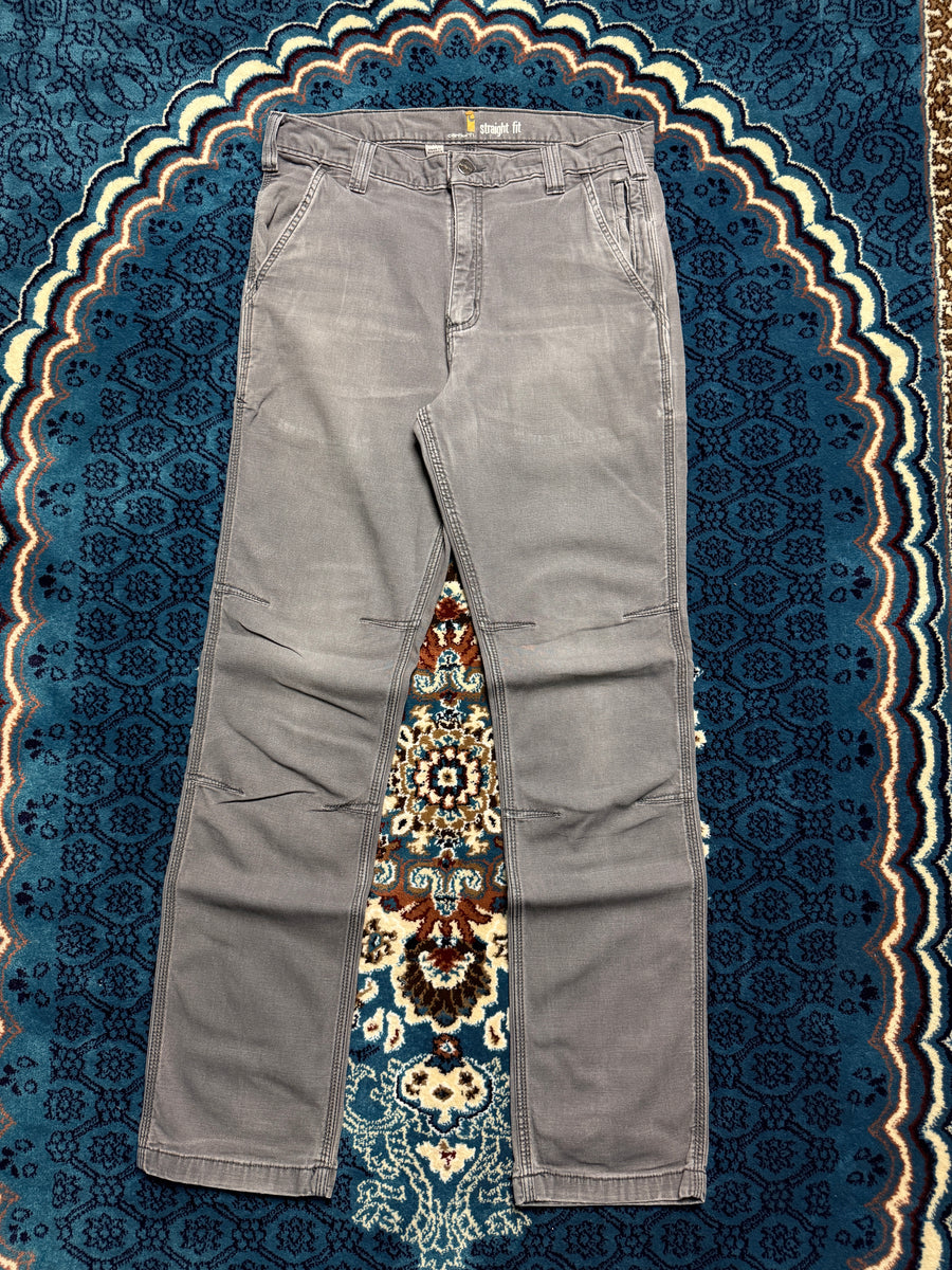 Carhartt Grey Faded Straight Fit Jeans - 32