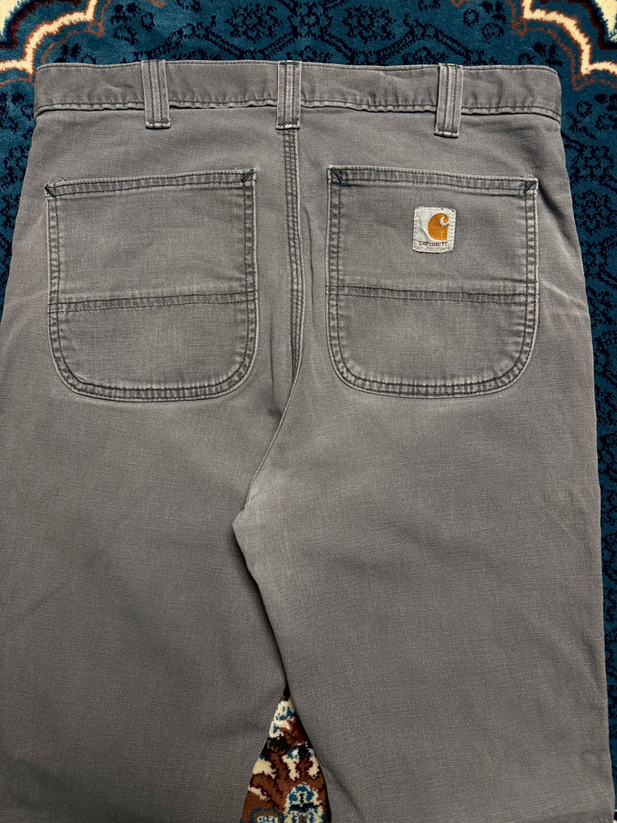 Carhartt Grey Faded Straight Fit Jeans - 32
