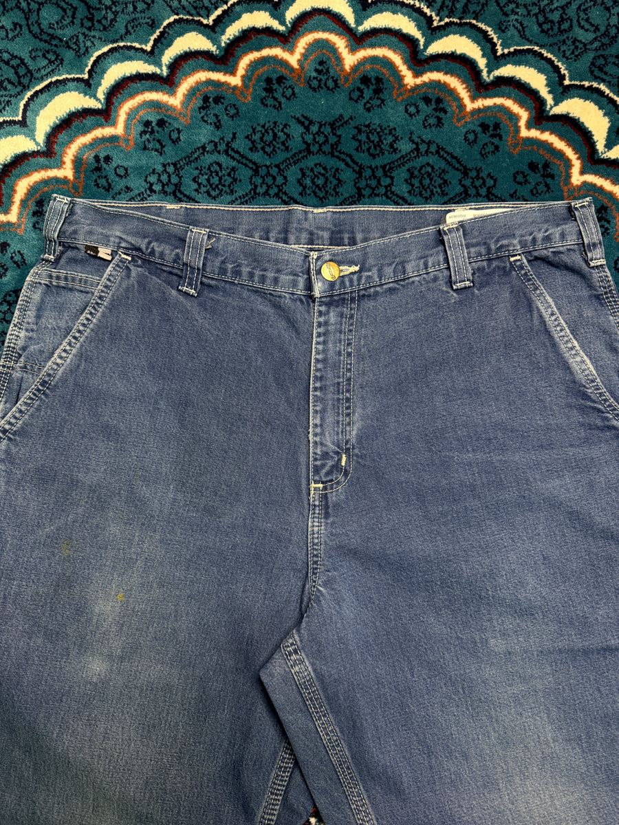 Carhartt Blue Baggy Fit 5 Pocket Jeans - 36