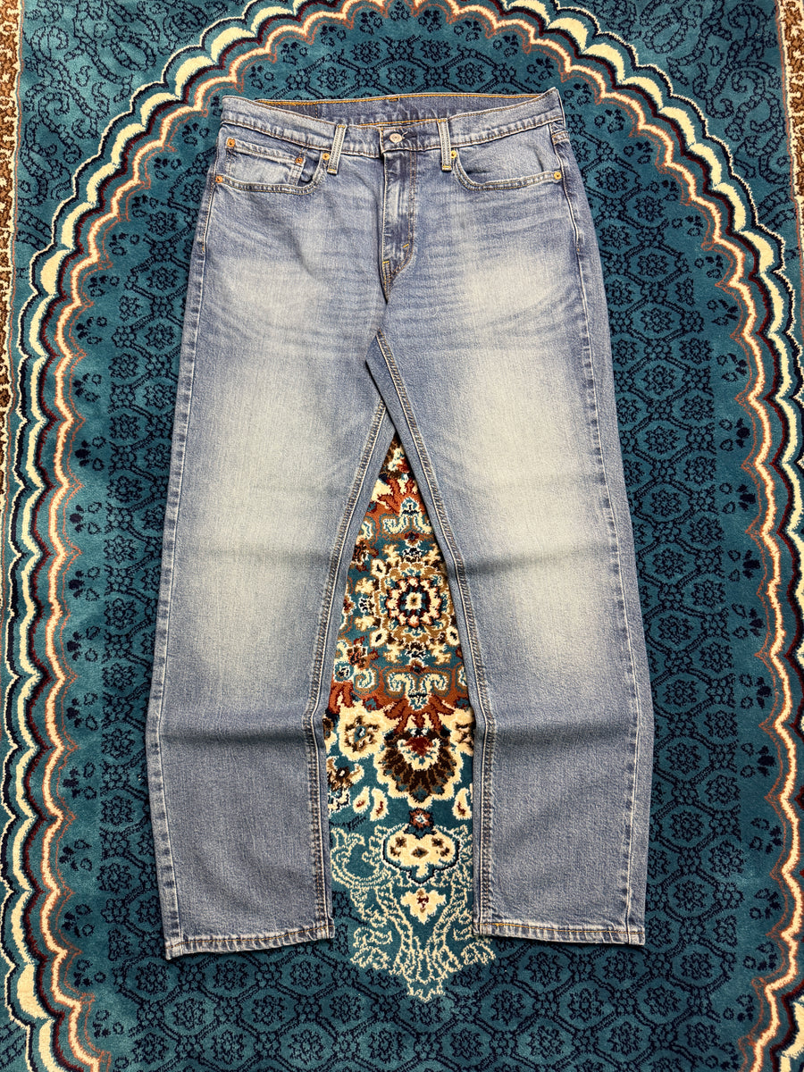 Levi's Blue 541 Washed Athletic Tapered Jeans - 34
