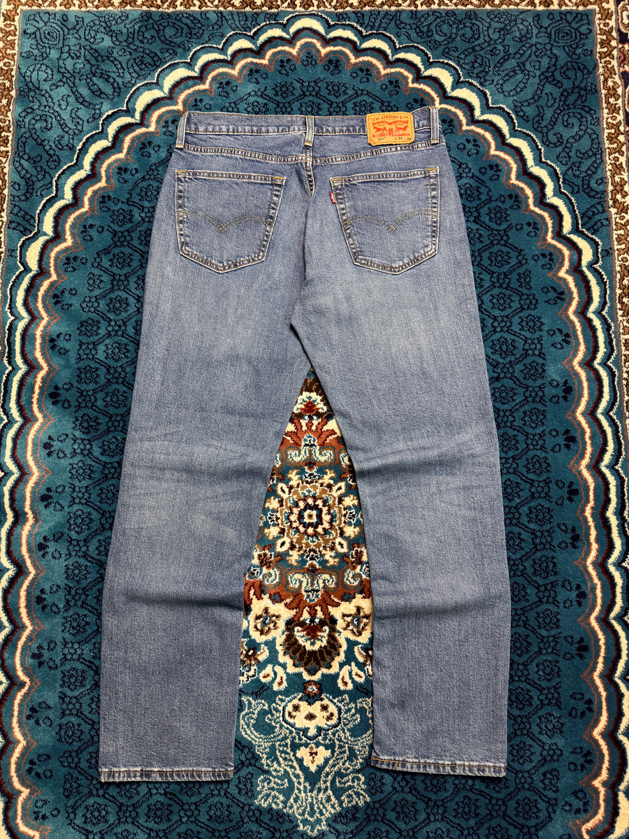 Levi's Blue 541 Washed Athletic Tapered Jeans - 34