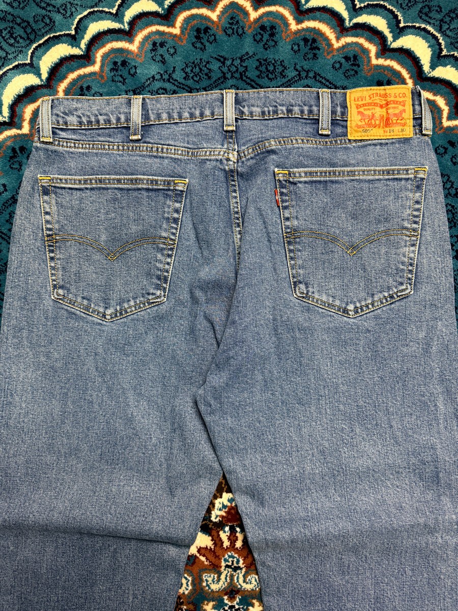 Levi's Blue 505 Regular Straight Fit - 38