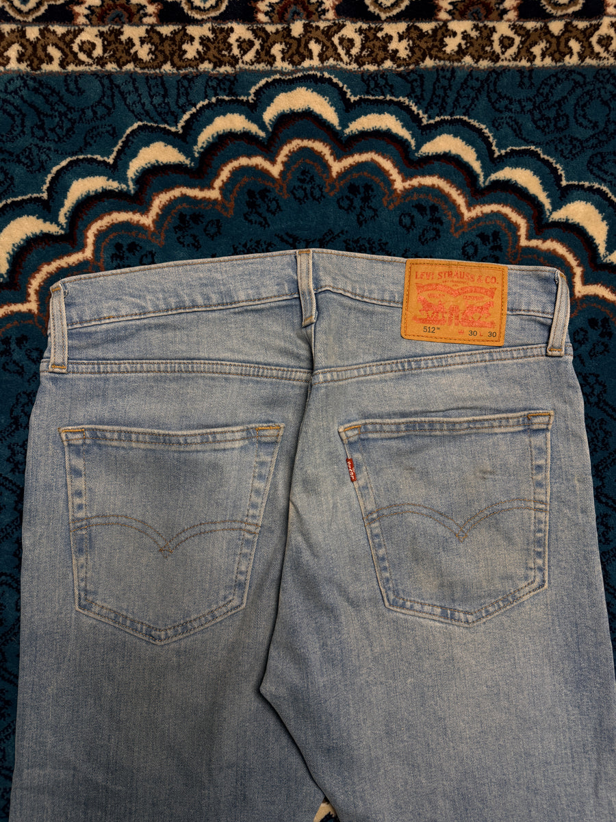 Levi's Light Blue 512 Slim Tapered Jeans - 30