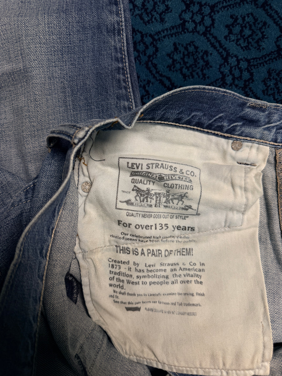 Levi's Blue 513 Slim Straight Jeans - 33