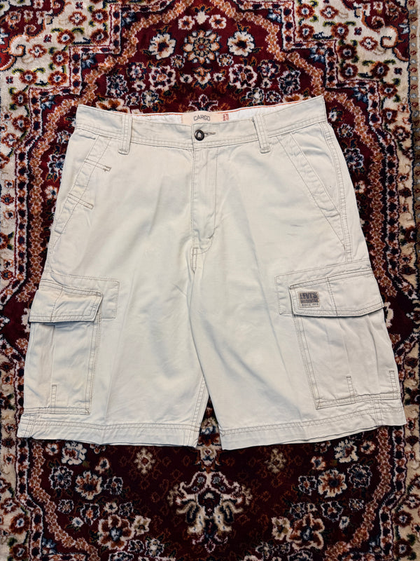 Levi's Offwhite Workwear Cargo Shorts - 32