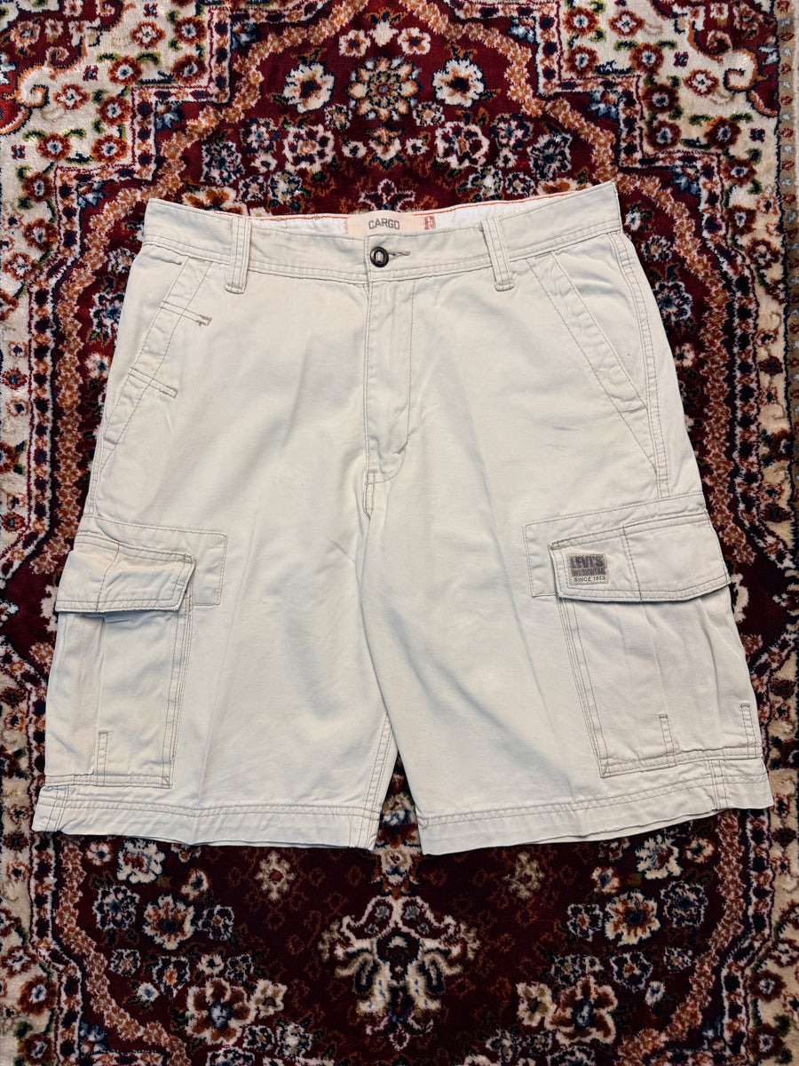 Levi's Offwhite Workwear Cargo Shorts - 32