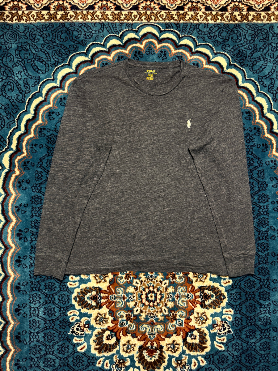 Polo Ralph Lauren Bluish Grey Long Sleeve Crewneck Tee - M