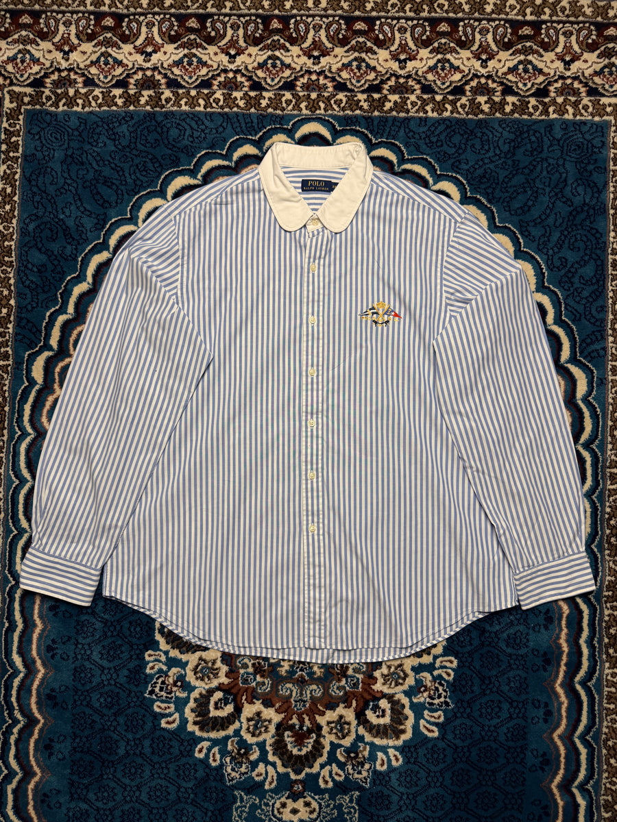 Polo Ralph Lauren Stripe Blue Limited Edition 1967 Olympics Shirt - XXL