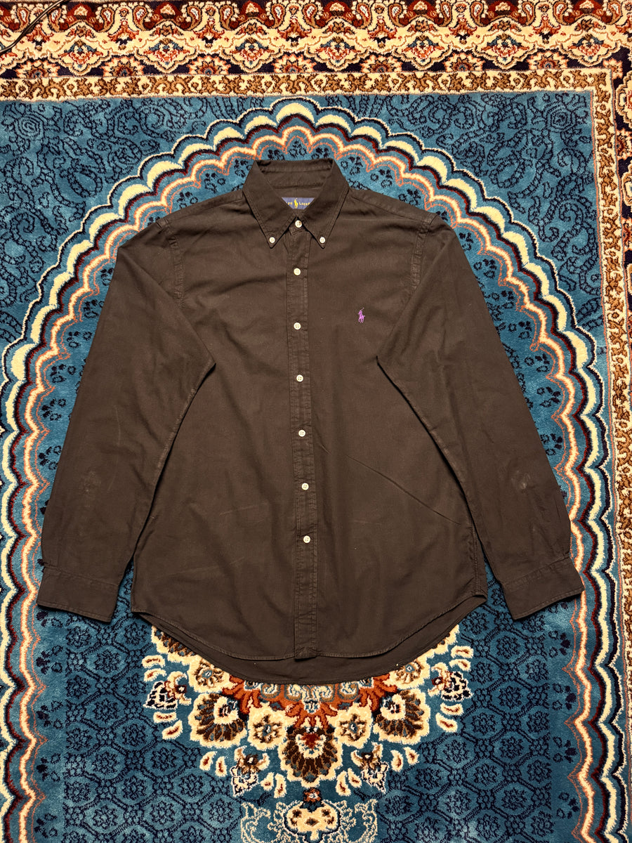 Ralph Lauren Black Button Down Shirt - M