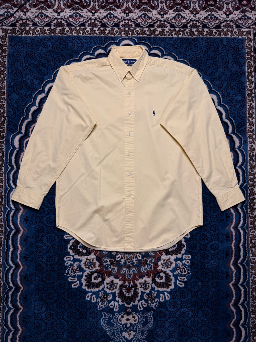 Ralph Lauren Yellow Blake Cotton Shirt - M