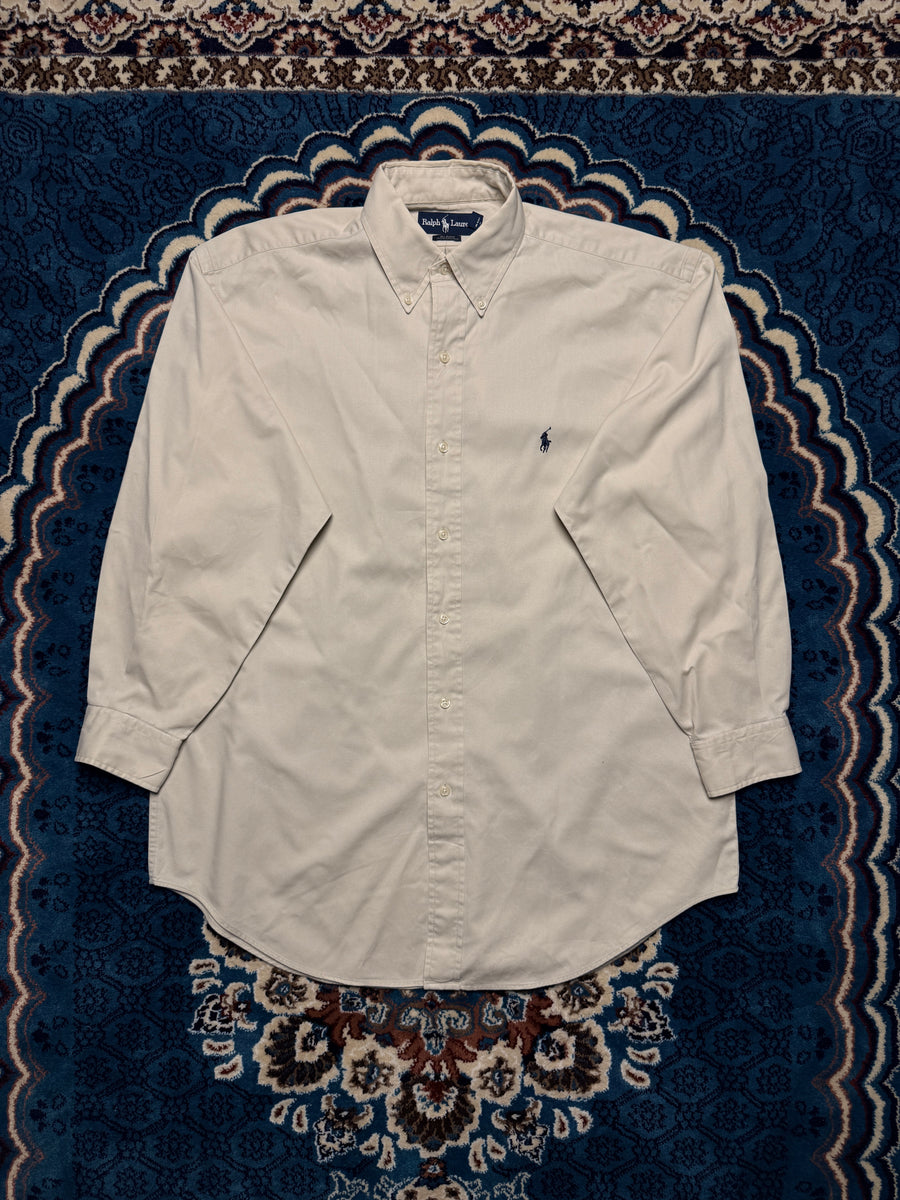 Ralph Lauren Beige Blaire Cotton Shirt - M