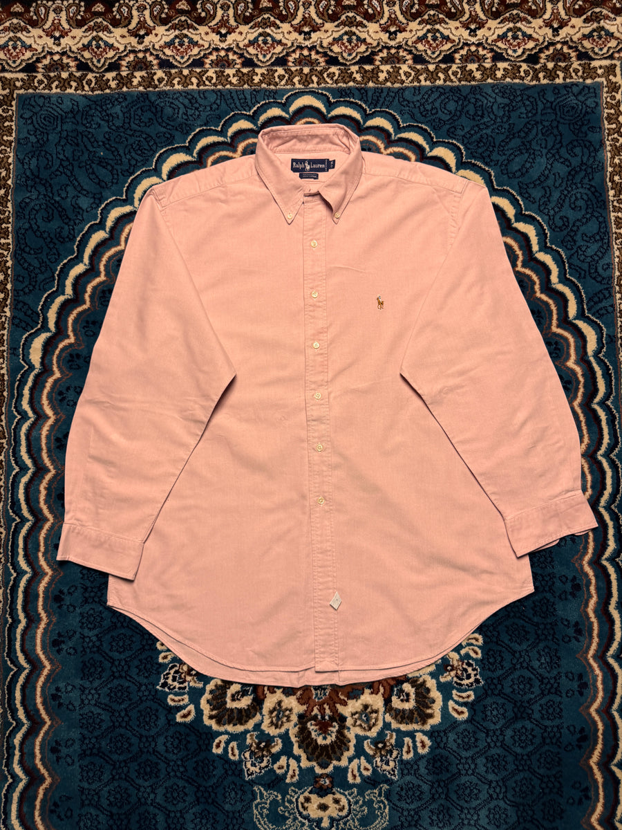 Ralph Lauren Light Pink Yarmouth Cotton Shirt - XL