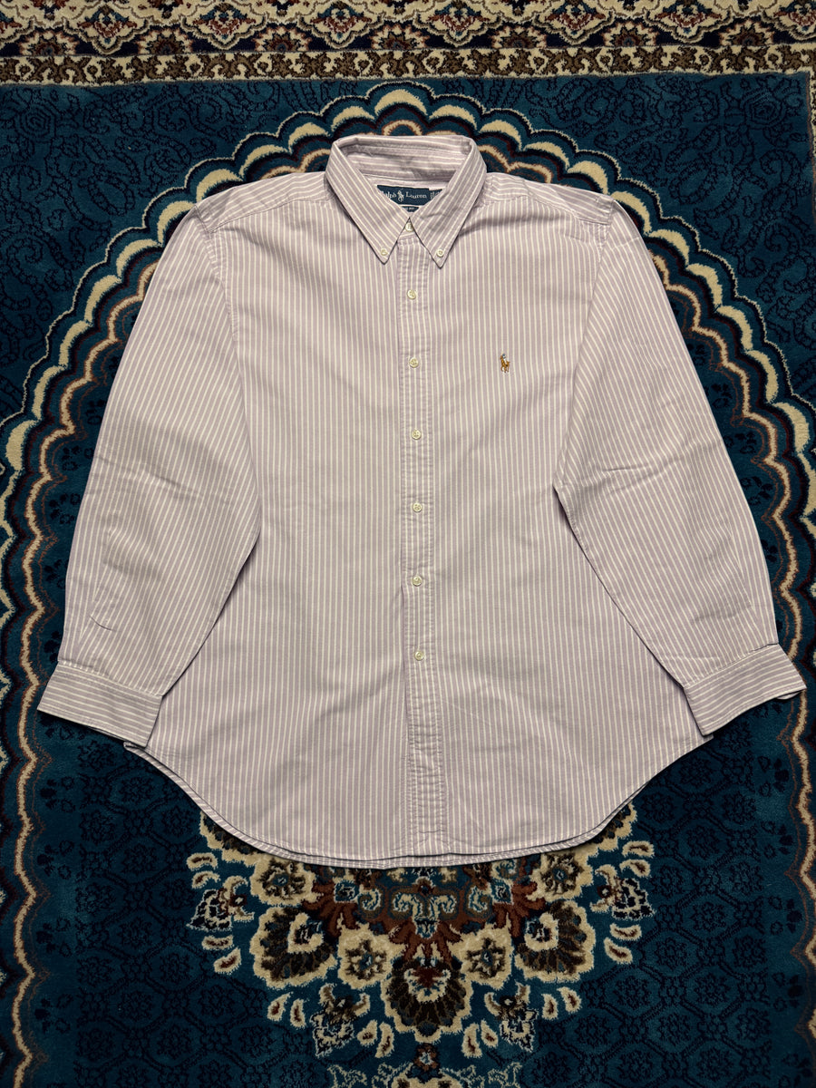 Ralph Lauren Stripe Lilac Classic Fit Shirt - XL