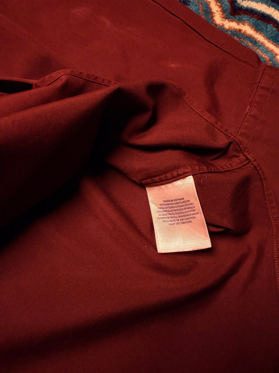Ralph Lauren Maroon Button Down Shirt - XL