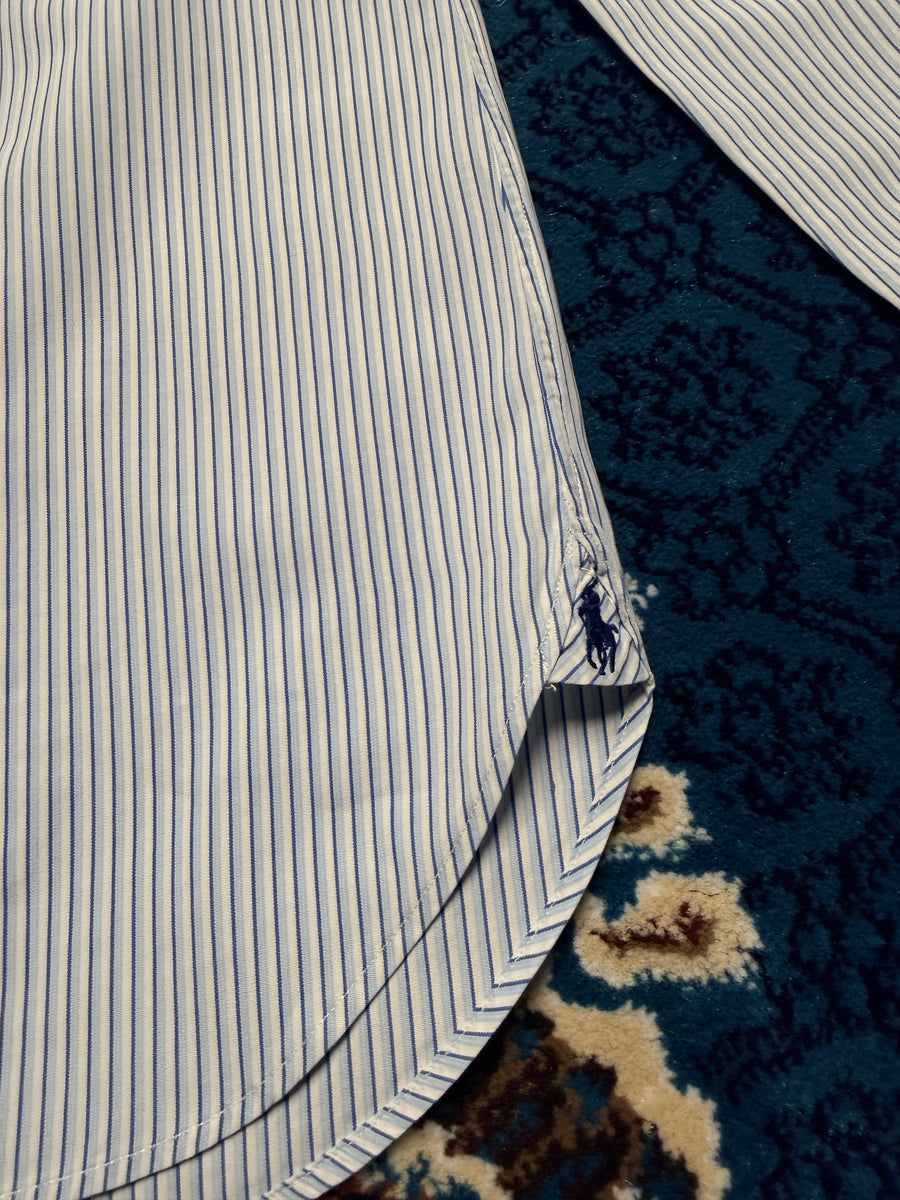 Polo by Ralph Lauren Stripe Blue Shirt - S