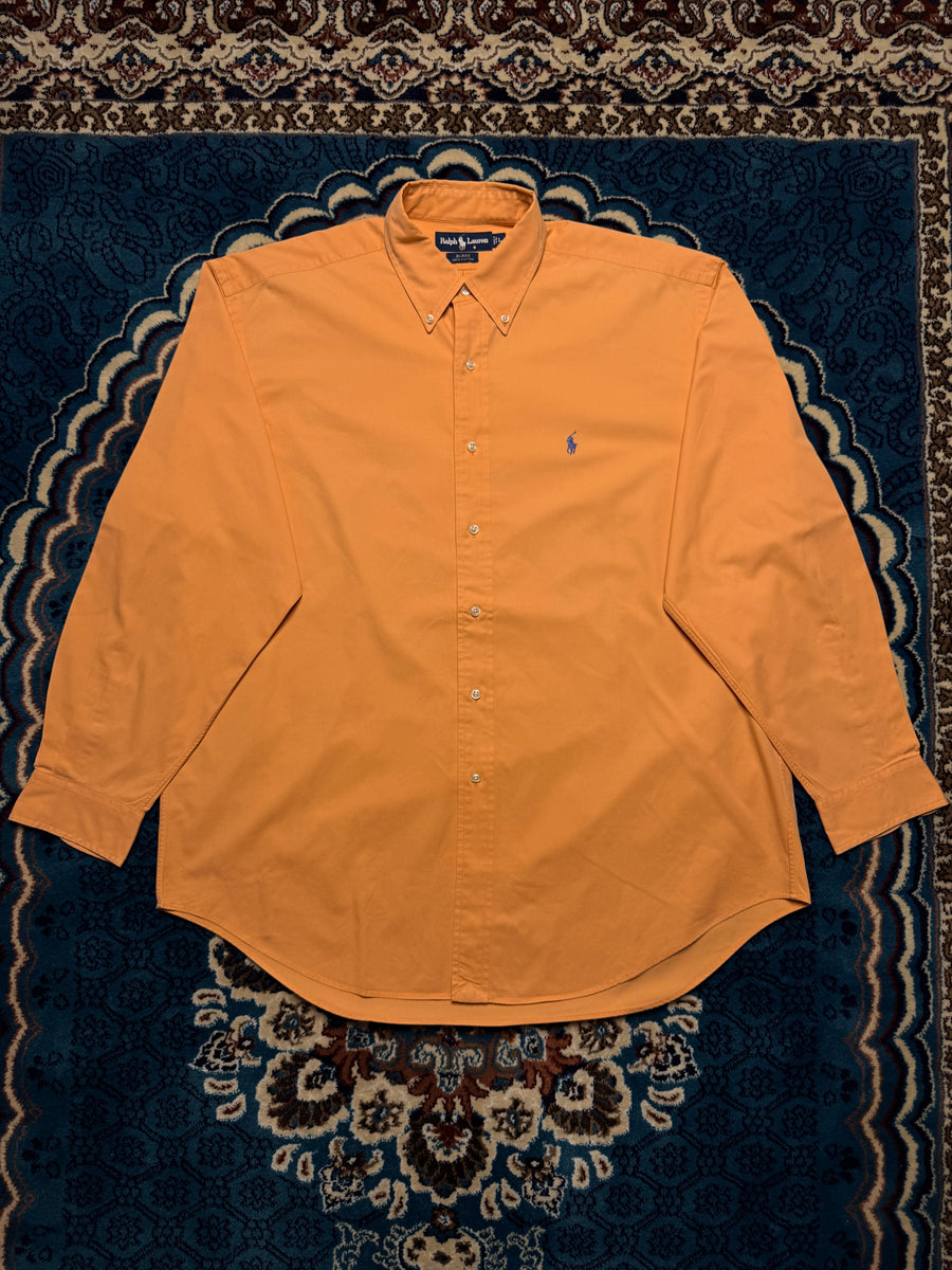 Ralph Lauren Peach Blake Cotton Shirt - L