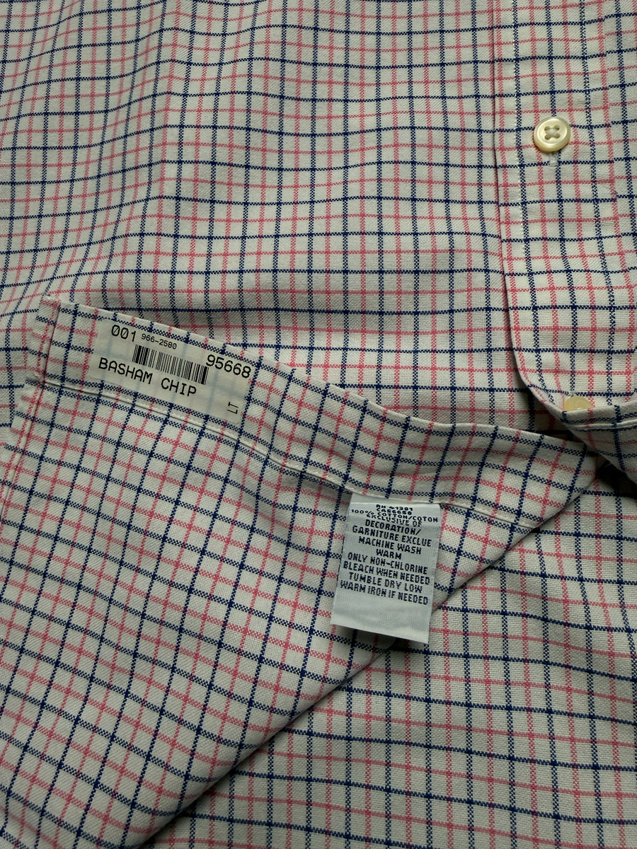 Ralph Lauren Check Blue & Pink Button Down Shirt - XXL