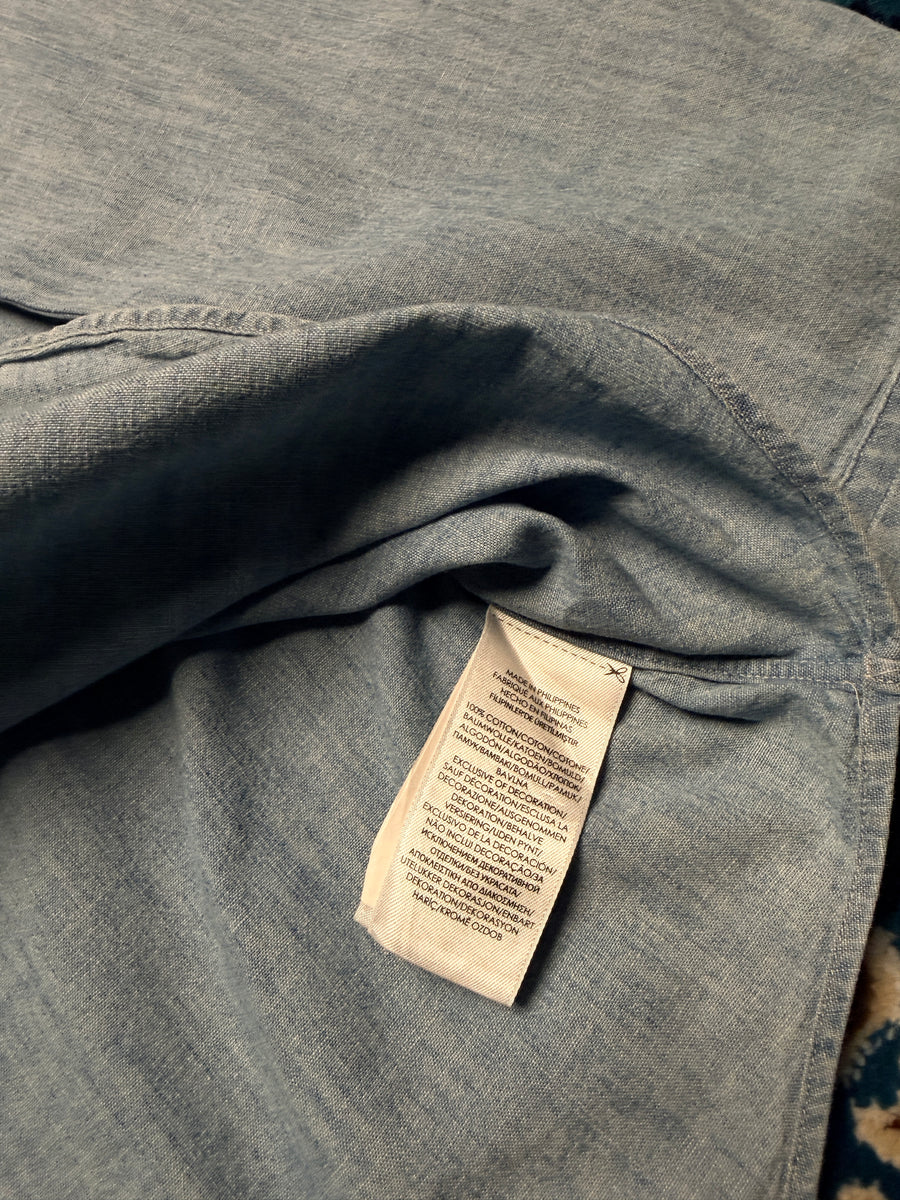 Ralph Lauren Vintage Denim Style 1967 Olympics Classic Fit Shirt - M