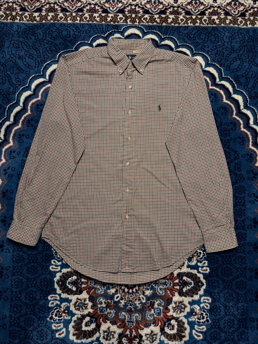 Ralph Lauren Check Brown Classic Fit Shirt - S