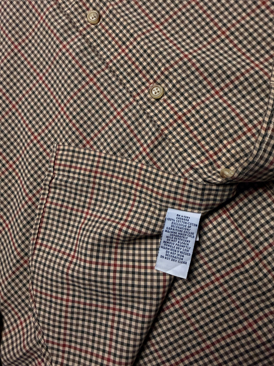 Ralph Lauren Check Brown Classic Fit Shirt - S