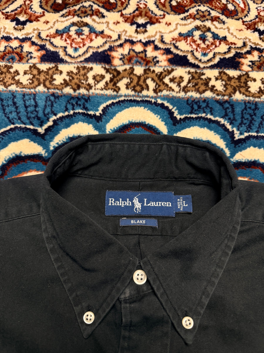 Ralph Lauren Black Blake Button Down Shirt - L