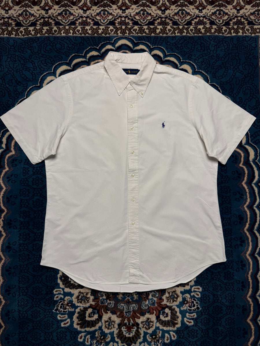 Ralph Lauren White Half Sleeve Shirt - XL