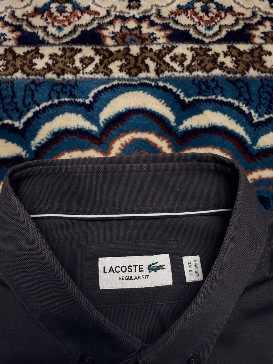 Lacoste Grey Regular Fit Shirt - L