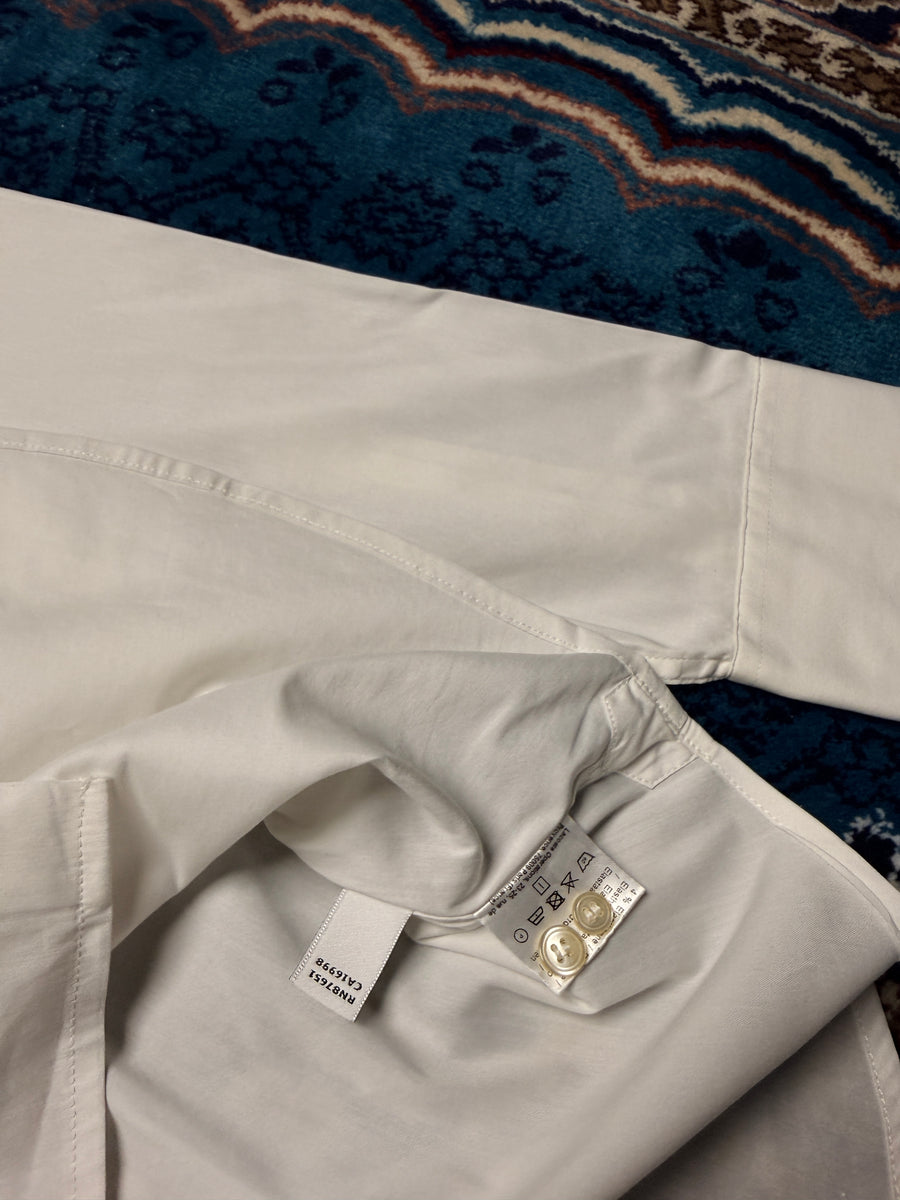 Lacoste White Slim Fit Stretch Shirt - S