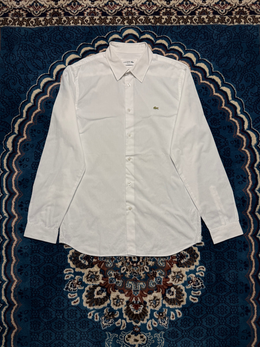 Lacoste White Slim Fit Shirt - M