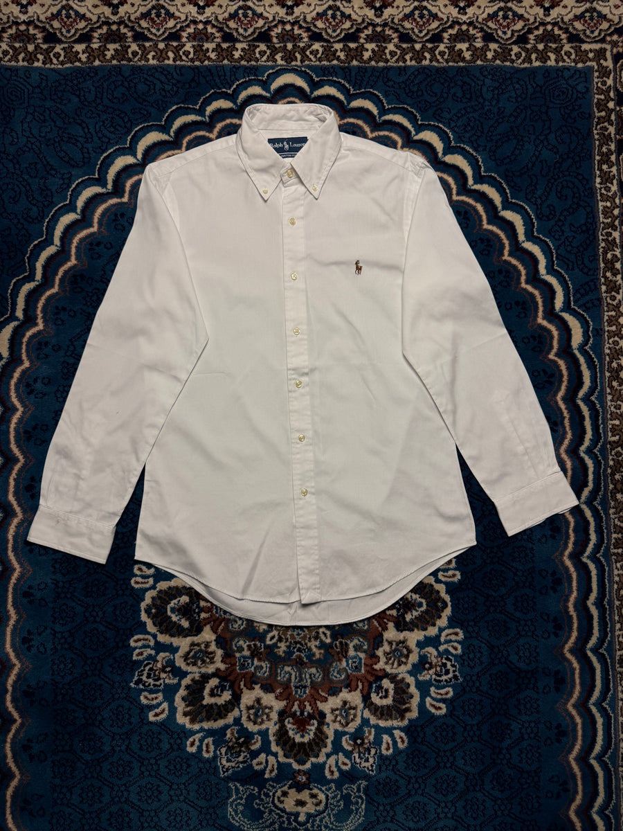 Ralph Lauren White Custom Fit Shirt - S