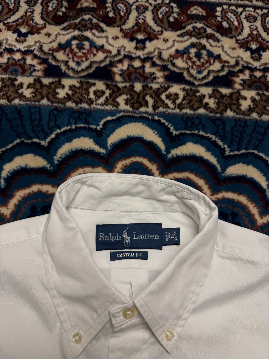 Ralph Lauren White Custom Fit Shirt - S