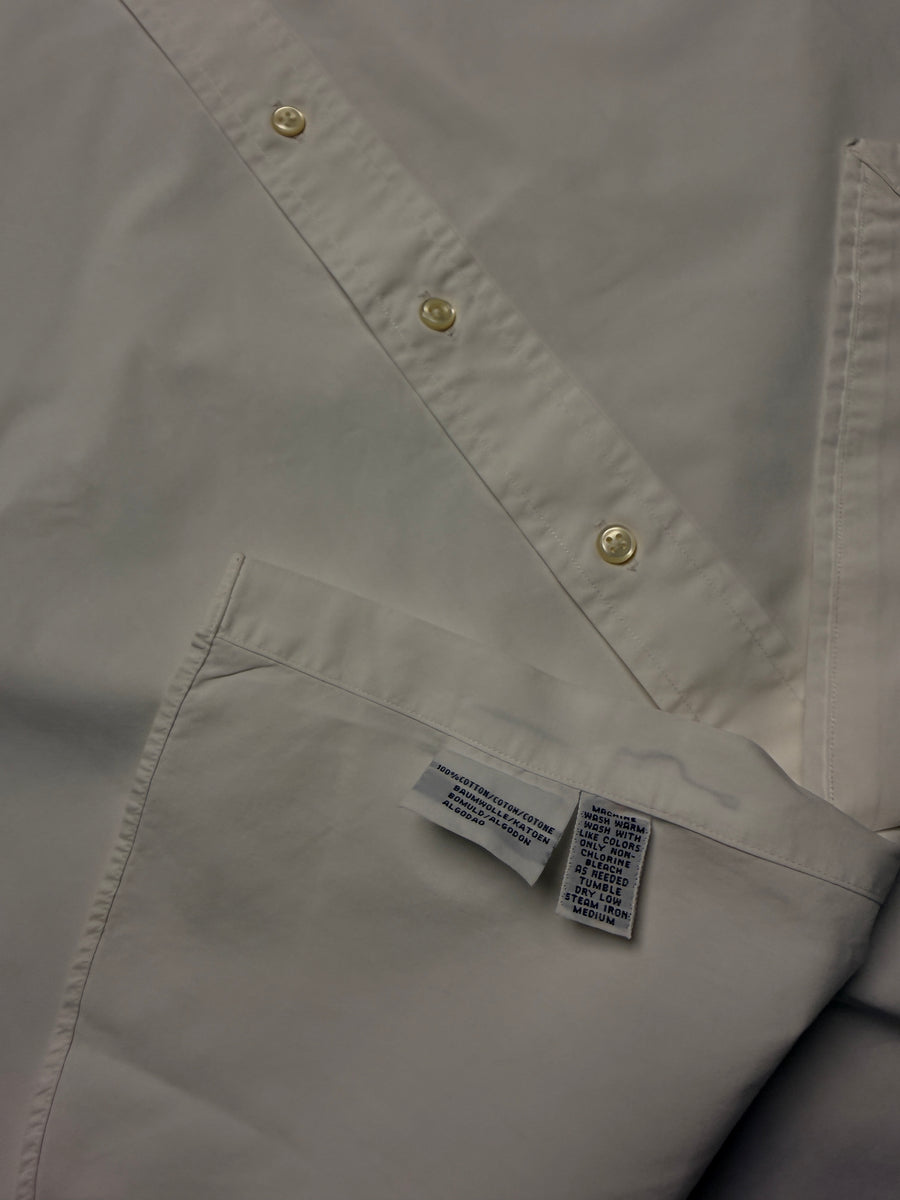 Ralph Lauren White Blake 100% Cotton Shirt - L