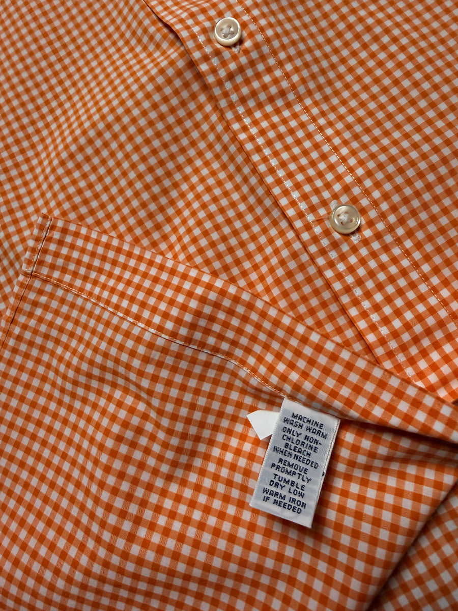 Ralph Lauren Check Orange Classic Fit Shirt - M