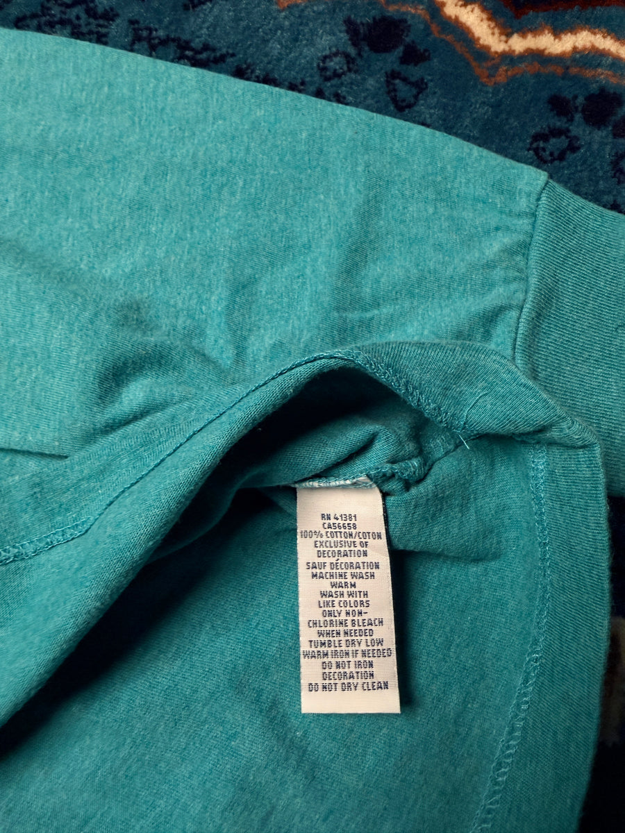 Polo Ralph Lauren Teal Long Sleeve Crewneck Tee - L