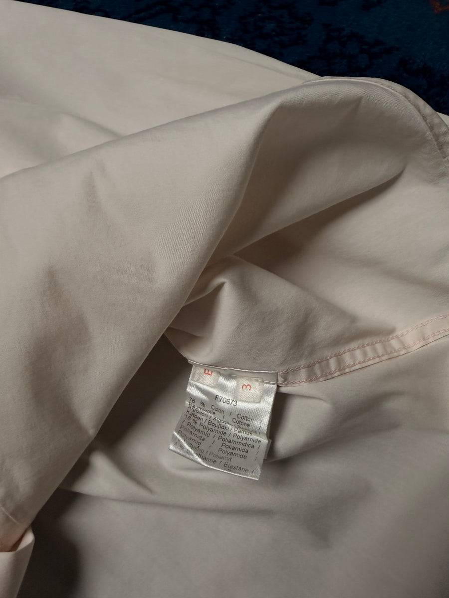 Lacoste Light Pink Slim Fit Stretch Shirt - M