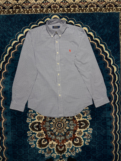 Polo Ralph Lauren Check Blue Shirt - S/M