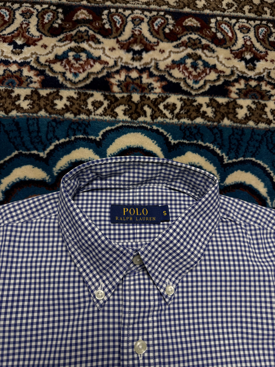Polo Ralph Lauren Check Blue Shirt - S