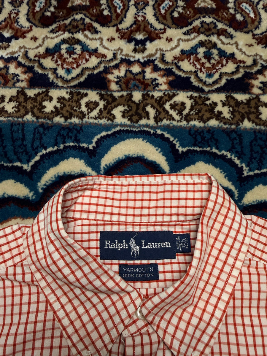 Ralph Lauren Check Red Yarmouth Shirt - M
