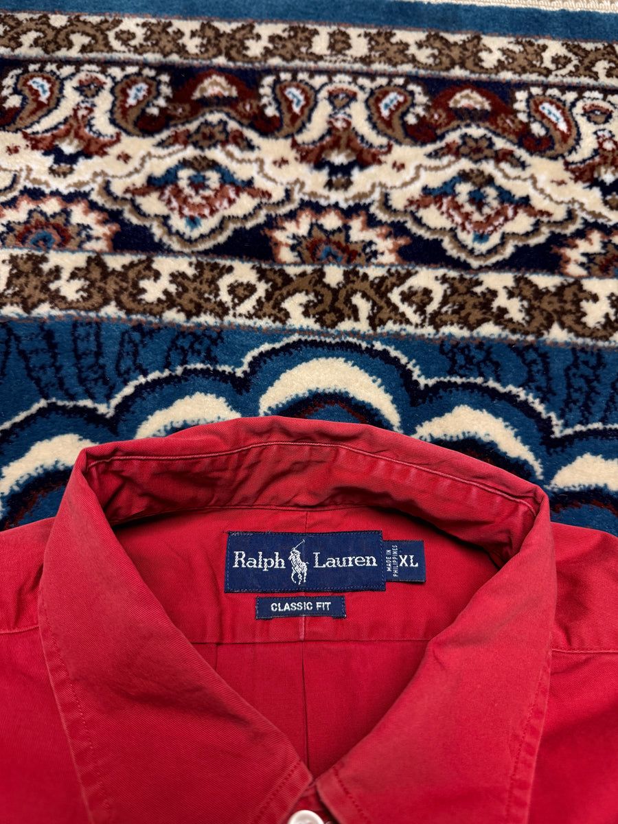 Ralph Lauren Red Classic Fit Shirt - XL