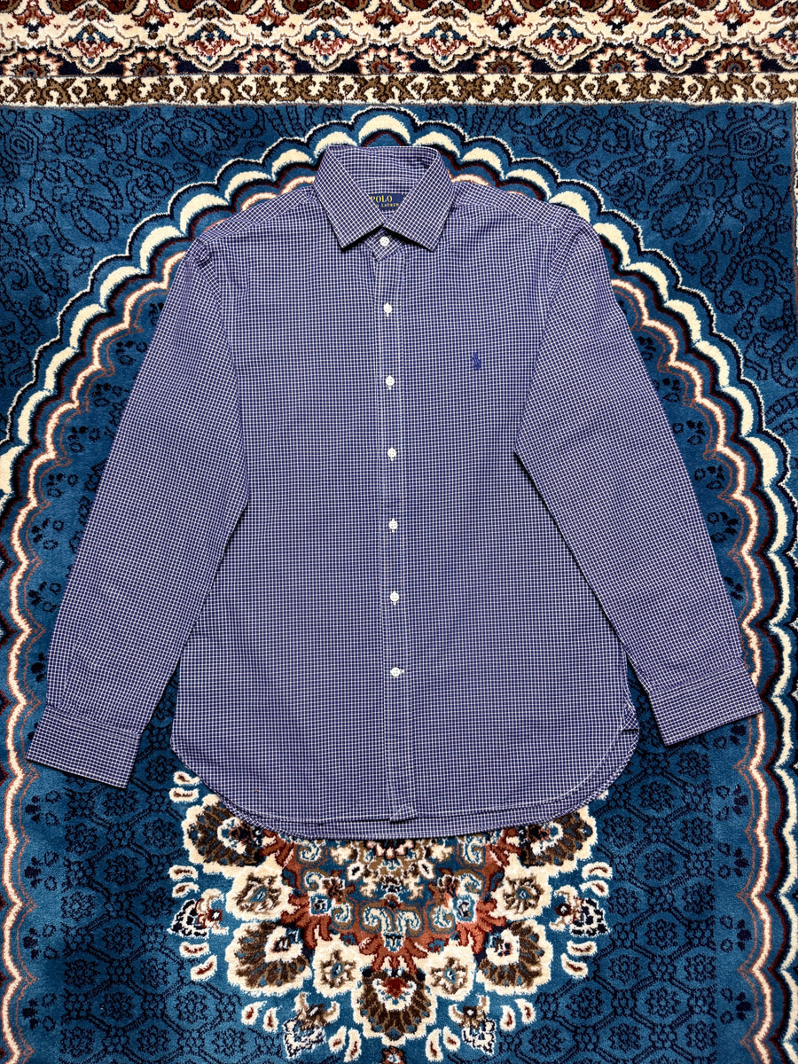 Polo Ralph Lauren Check Purple Shirt - M
