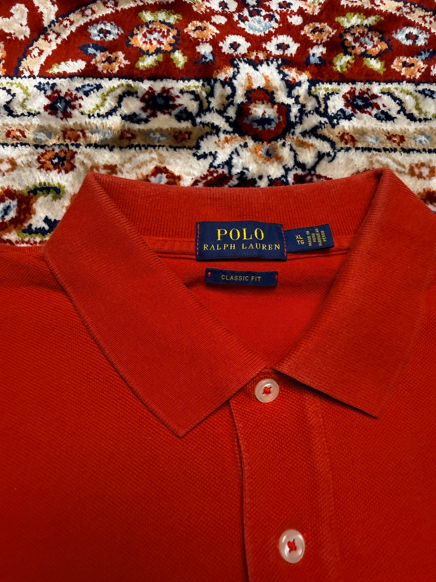 Polo Ralph Lauren Red Classic Fit Polo Shirt - XL