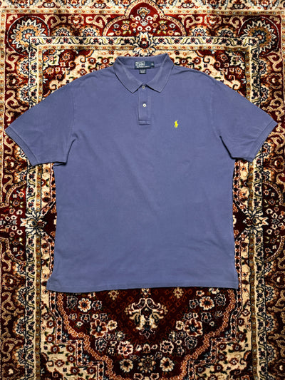 Polo by Ralph Lauren Blue Cotton Polo Shirt - XL