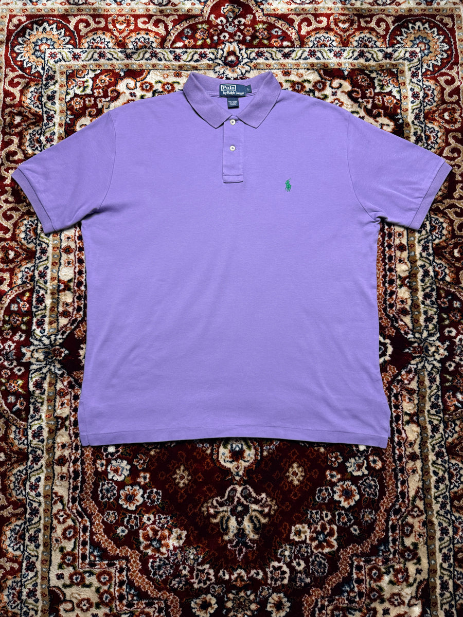 Polo By Ralph Lauren Light Purple Polo Shirt - L