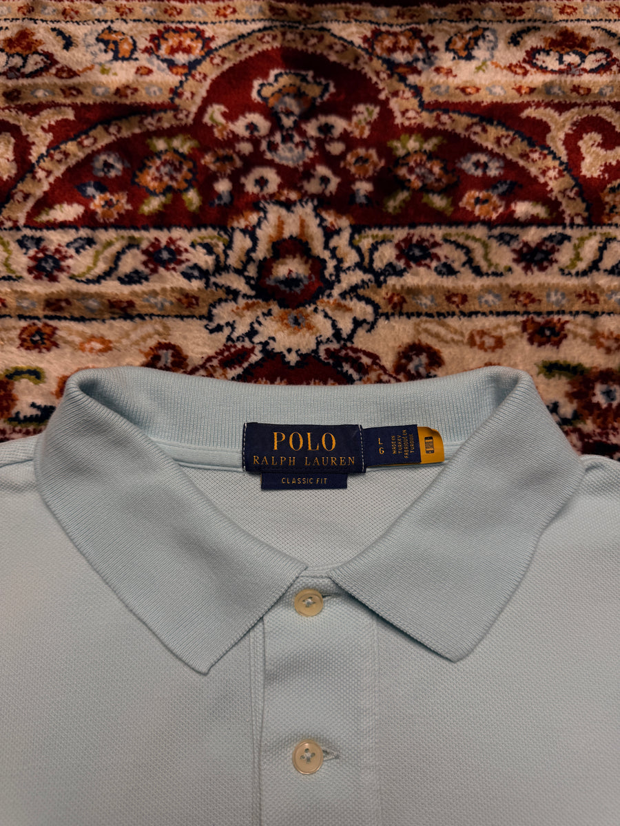 Polo Ralph Lauren Light Blue Classic Fit Polo Shirt - L