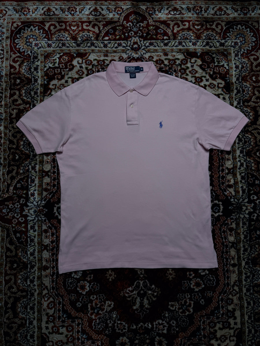 Polo by Ralph Lauren Light Pink Cotton Polo Shirt - M